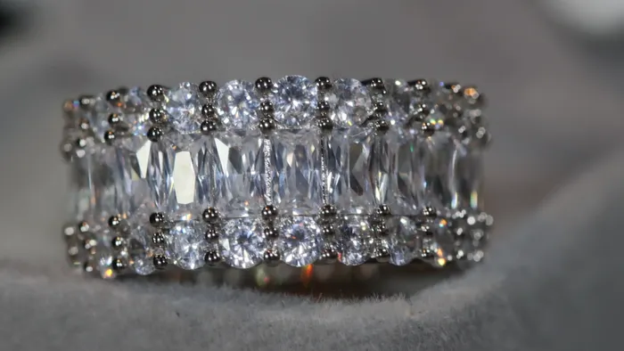 Rings Lab Diamonds London Baguette Ring Eternity Ring Mens Iced Out Ring Womens Eternity Ring