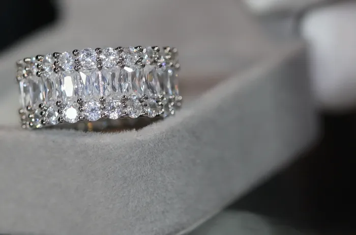 Rings Lab Diamonds London Baguette Ring Eternity Ring Mens Iced Out Ring Womens Eternity Ring