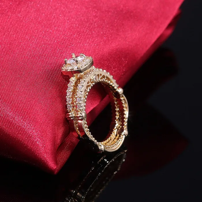 Rings Lab Diamonds London Womens Gold ring Womens Gold Ring Set Womens Gold Diamond Ring Gold Ring with Diamonds Gold Halo Engagement Ring Halo Wedding Ring