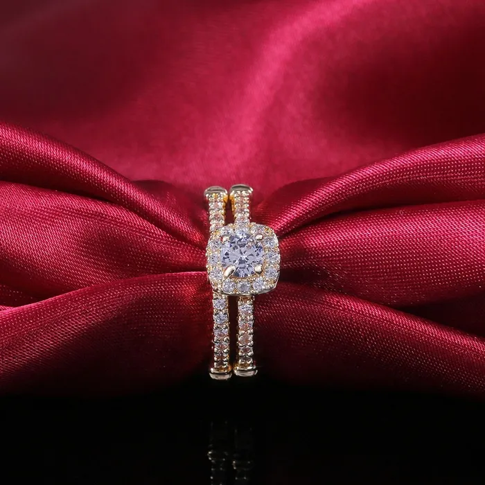 Rings Lab Diamonds London Womens Gold ring Womens Gold Ring Set Womens Gold Diamond Ring Gold Ring with Diamonds Gold Halo Engagement Ring Halo Wedding Ring