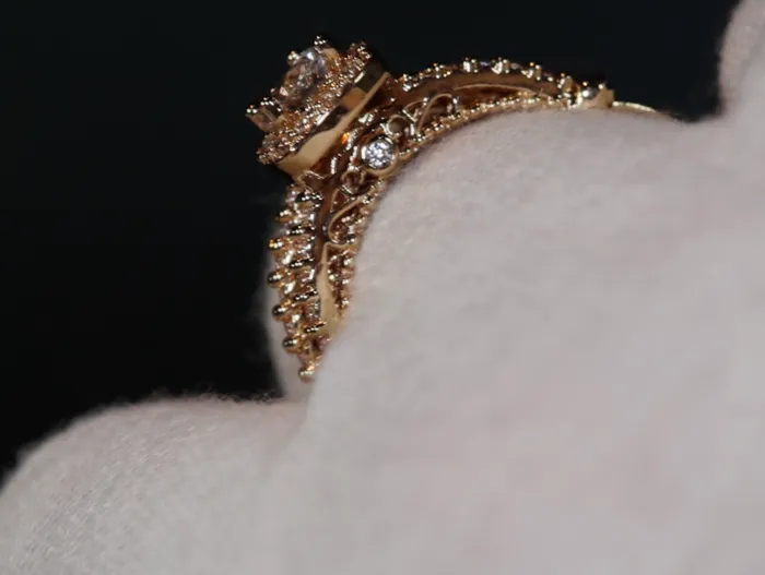 Rings Lab Diamonds London Womens Gold ring Womens Gold Ring Set Womens Gold Diamond Ring Gold Ring with Diamonds Gold Halo Engagement Ring Halo Wedding Ring