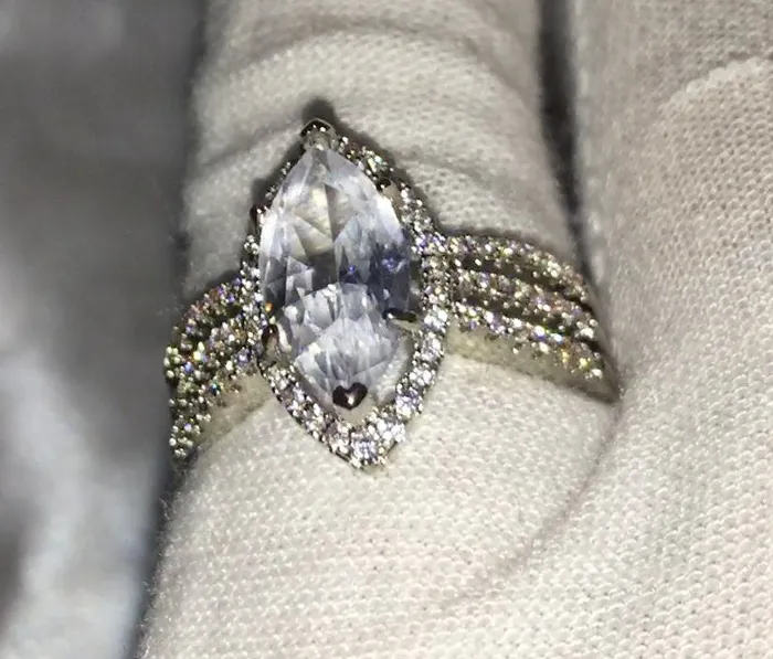 Rings Minx London Marquise Ring Marquise Diamond Ring Marquise Engagement Ring Halo Ring Oval Ring Halo Ring Engagement Womens Wedding Ring