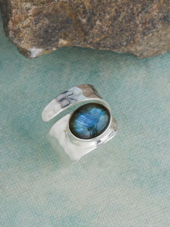 Rings YoTreasure Labradorite Solid 925 Sterling Silver Designer Ring Jewelry Rings YoTreasure Labradorite Solid 925 Sterling Silver Designer Ring Jewelry
