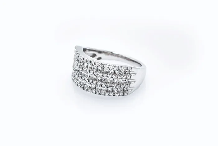 1 ctw Diamond Cigar Ring Crown Jewels Coin Rings