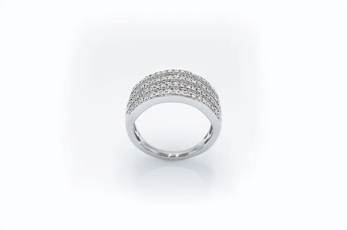 1 ctw Diamond Cigar Ring Crown Jewels Coin Rings