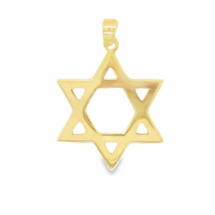 14K Gold Star of David Necklace Pendant Izakov Diamonds Fine Jewelry Necklaces