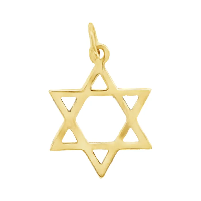 14K Gold Star of David Necklace Pendant Izakov Diamonds Fine Jewelry Necklaces