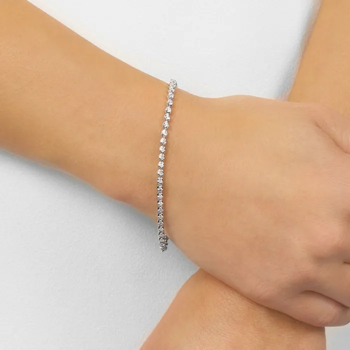 14K White Gold 100ctw 675 Tennis Style Diamond Bracelet GEMS ONE CORPRATION Bracelets 14K White Gold 100ctw 675 Tennis Style Diamond Bracelet GEMS ONE CORPRATION Bracelets