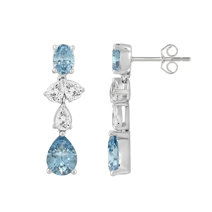 14K WHITE GOLD 3 12CT OVALPEAR DIAMOND LADIES EARRINGS PEAR DIAMOND 34CTOVAL DIAMOND 12CT Ethos Earrings 14K WHITE GOLD 3 12CT OVALPEAR DIAMOND LADIES EARRINGS PEAR DIAMOND 34CTOVAL DIAMOND 12CT Ethos Earrings
