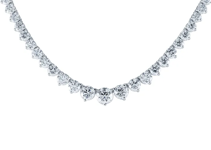 14K Yellow Gold 13980ctw Riviera Style Lab Created Diamond Necklace MALAKAN DIAMOND CO Necklaces 14K Yellow Gold 13980ctw Riviera Style Lab Created Diamond Necklace MALAKAN DIAMOND CO Necklaces