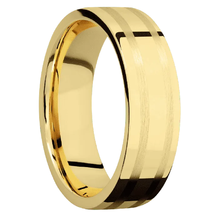 14K Yellow Gold Polish Finish Lashbrook PreStyled Sets