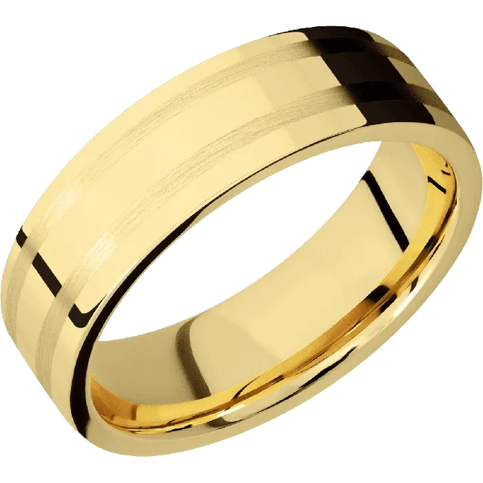 14K Yellow Gold Polish Finish Lashbrook PreStyled Sets