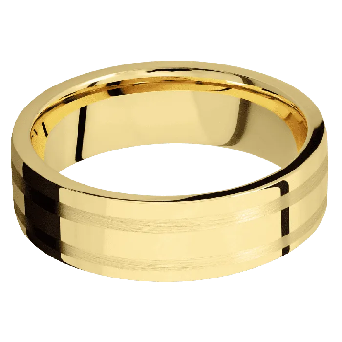 14K Yellow Gold Polish Finish Lashbrook PreStyled Sets