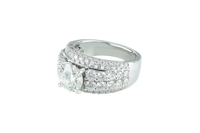 323 ctw GIA Certified Diamond Engagement Ring Crown Jewels Coin Rings