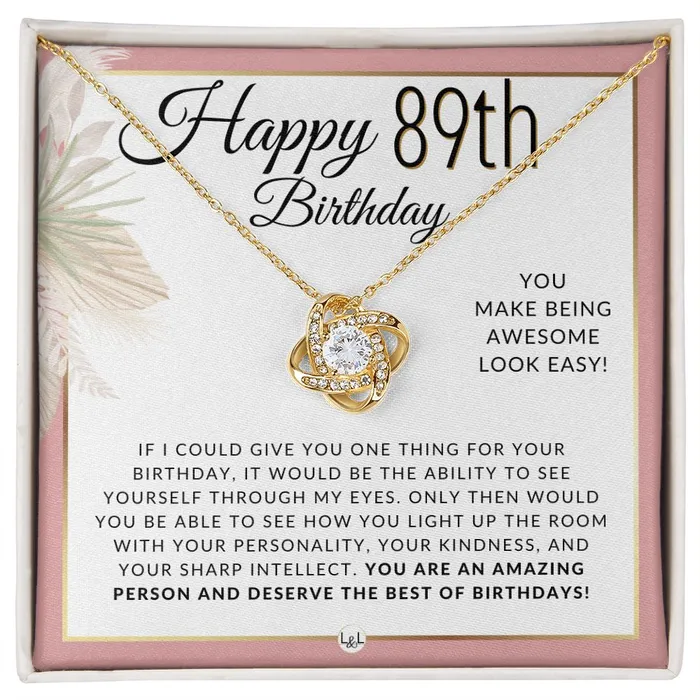 89th Birthday Gift For Her Necklace For 89 Year Old Beautiful Womans Birthday Pendant Jewelry ShineOn Fulfillment Necklaces 89th Birthday Gift For Her Necklace For 89 Year Old Beautiful Womans Birthday Pendant Jewelry ShineOn Fulfillment Necklaces