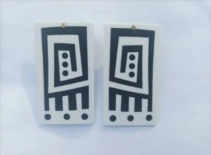 African Eye Crafts Earrings Tribal style earrings