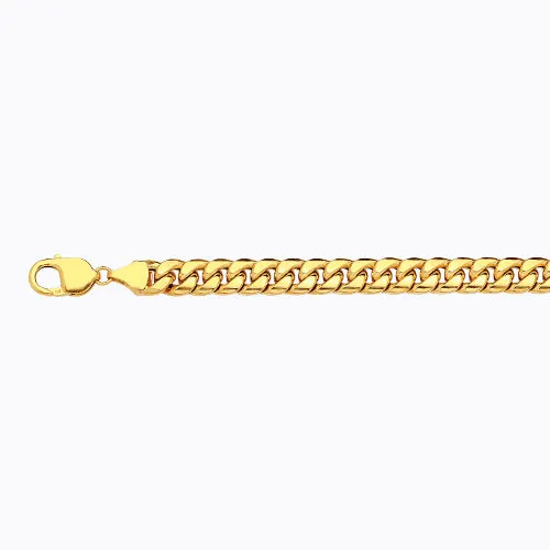 AMERICAS GOLD PreStyled Sets 10K Yellow Gold 9mm 22 Miami Cuban Chain