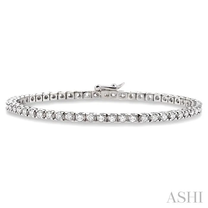 ASHI DIAMONDS Bracelets 14K White Gold 300ctw 725 Tennis Style Diamond Bracelet ASHI DIAMONDS Bracelets 14K White Gold 300ctw 725 Tennis Style Diamond Bracelet