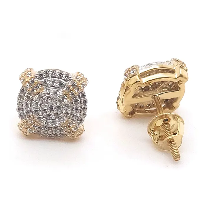 AV Earrings LADIES EARRINGS 050CT ROUND DIAMOND 10K YELLOW GOLD