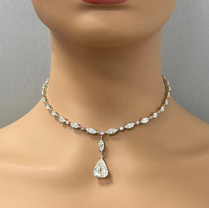 Beauvince Necklaces Beauvince Ariana Diamond Necklace 1776 ct Diamonds in Gold