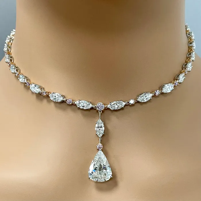 Beauvince Necklaces Beauvince Ariana Diamond Necklace 1776 ct Diamonds in Gold