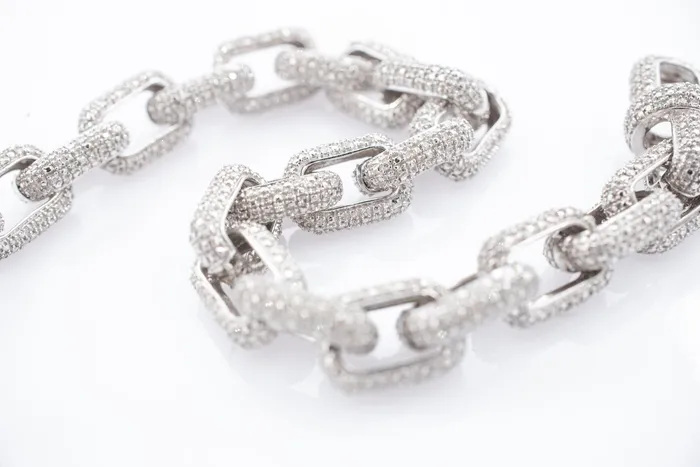 Bracelets Crown Jewels Coin Pave Diamond Link Bracelet 25 ctw