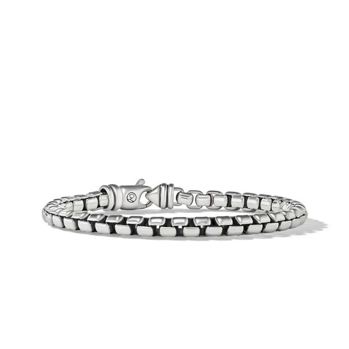 Bracelets DAVID YURMAN INC David Yurman Box Chain Bracelet in Sterling Silver 5mm Bracelets DAVID YURMAN INC David Yurman Box Chain Bracelet in Sterling Silver 5mm
