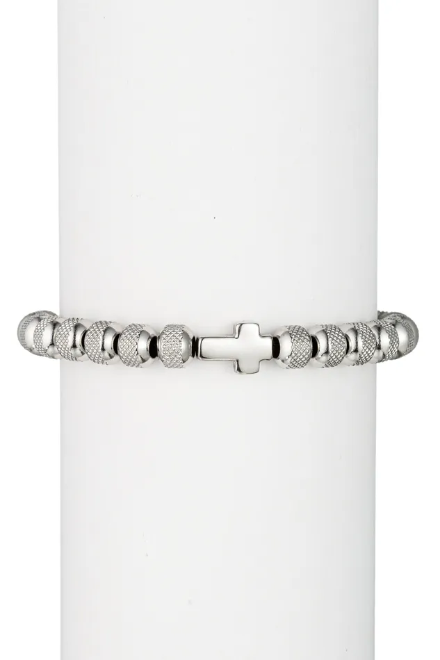 Bracelets Eye Candy LA Sivan Titanium Beaded Ball Bracelet