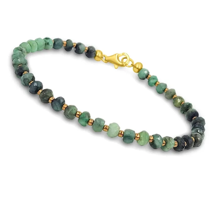 Bracelets Uniquelan Jewelry Authentic Emerald Strand Bracelet Bracelets Uniquelan Jewelry Authentic Emerald Strand Bracelet