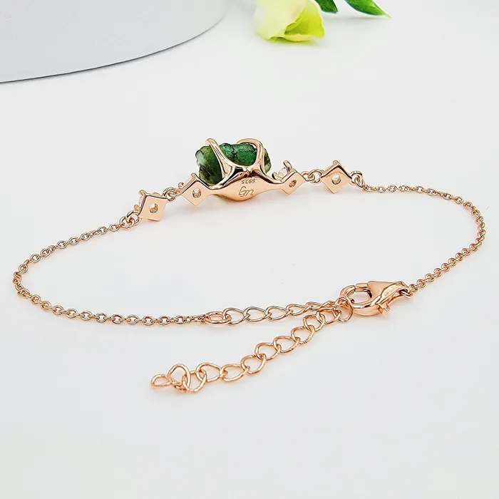 Bracelets Uniquelan Jewelry Raw Zambia Emerald Chain Bracelet Bracelets Uniquelan Jewelry Raw Zambia Emerald Chain Bracelet