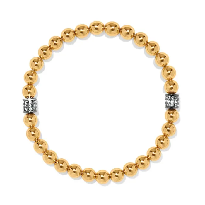 Brighton Meridian Petite Stretch Bracelet Gold Gun Metal Bracelets