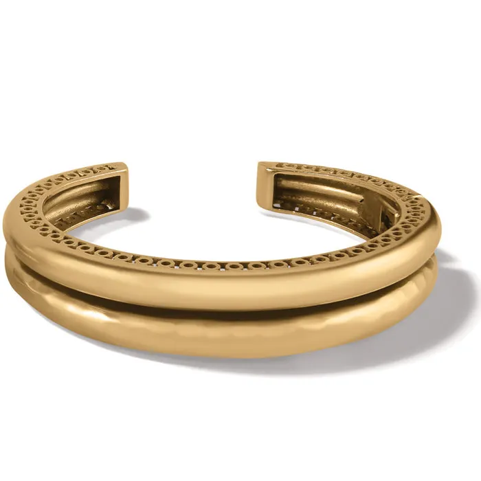 Brighton PreStyled Sets Inner Circle Double Hinged Bangle Gold