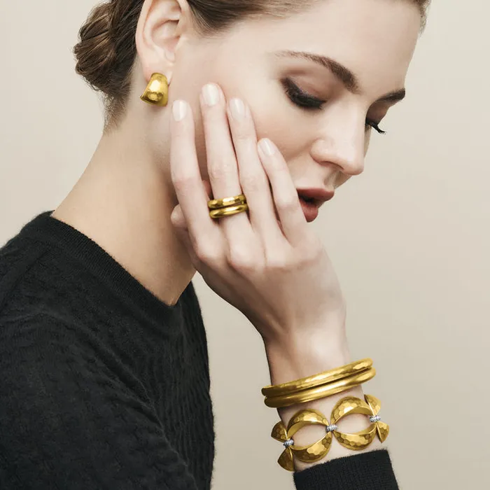 Brighton PreStyled Sets Inner Circle Double Hinged Bangle Gold