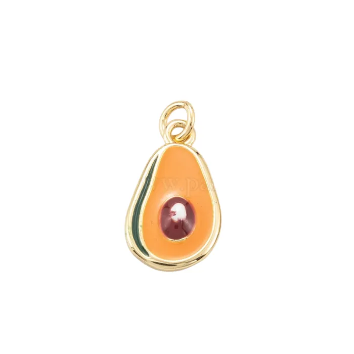 Charm Necklaces Avocado charm pau jewelry