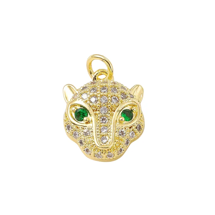Charm Necklaces Leopart charm pau jewelry