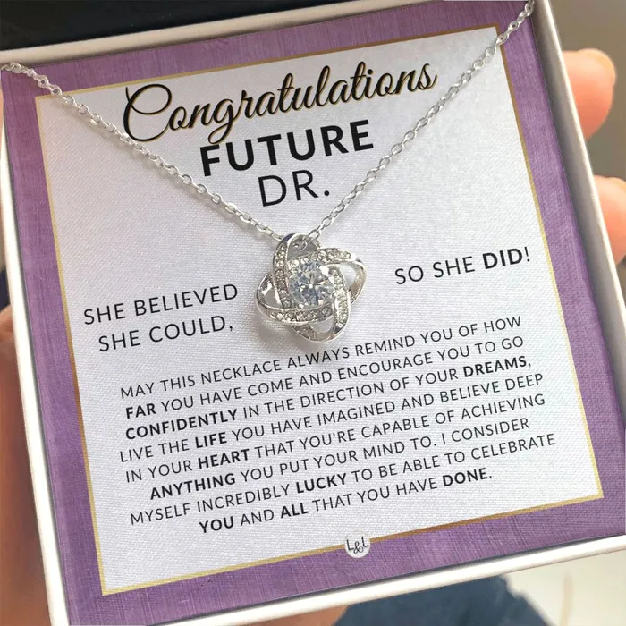 Congratulations On Your Medical School Acceptance Meaningful Milestone Necklace Perfect Med School Acceptance Gift For A Future Doctor ShineOn Fulfillment Necklaces
