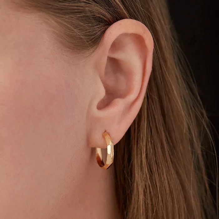 Corey Egan Gold Denali Hoop Earrings Earrings