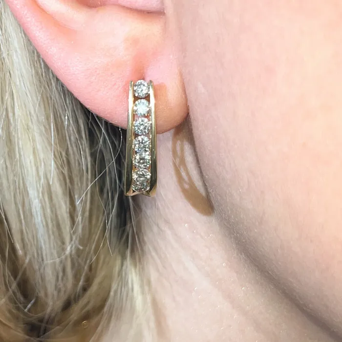 Crown Jewels Coin Earrings 999 Clearance Gold Diamond Earrings