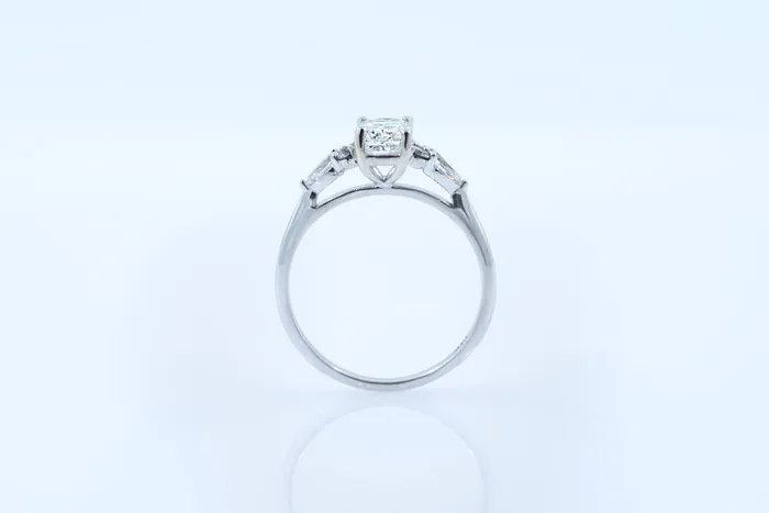Crown Jewels Coin Rings 100 ct Radiant Cut Diamond Ring
