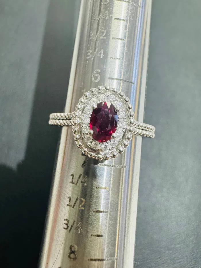 Crown Jewels Coin Rings Ruby Diamond Ring