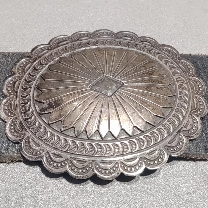 Crown Jewels Coin Rings Sterling Silver Concho Belt Handmade Native American