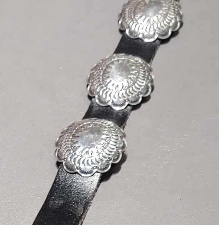 Crown Jewels Coin Rings Sterling Silver Concho Belt Handmade Native American