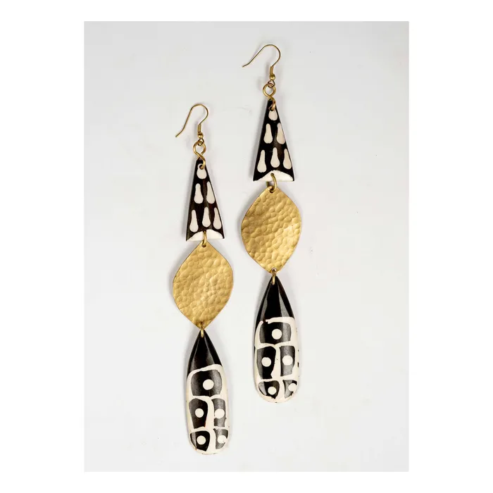 Culture Hub Earrings African Batik Design Earrings