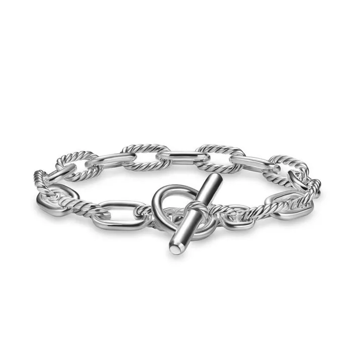 DAVID YURMAN INC Bracelets DY Madison Toggle Chain Bracelet in Sterling Silver 85mm DAVID YURMAN INC Bracelets DY Madison Toggle Chain Bracelet in Sterling Silver 85mm