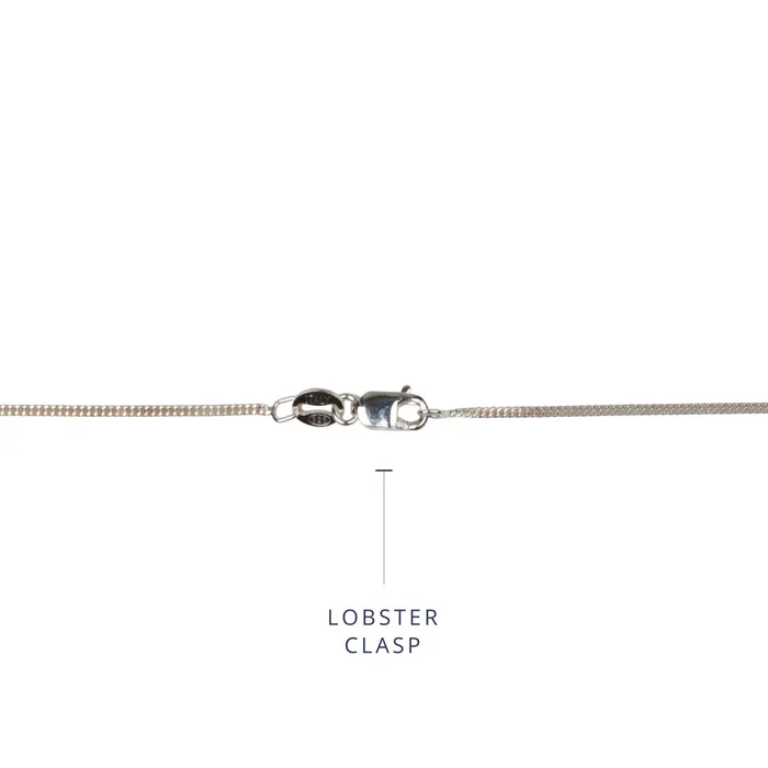 Diamond Small Aurora Birthstone Necklace in Sterling Silver Corey Egan Necklaces