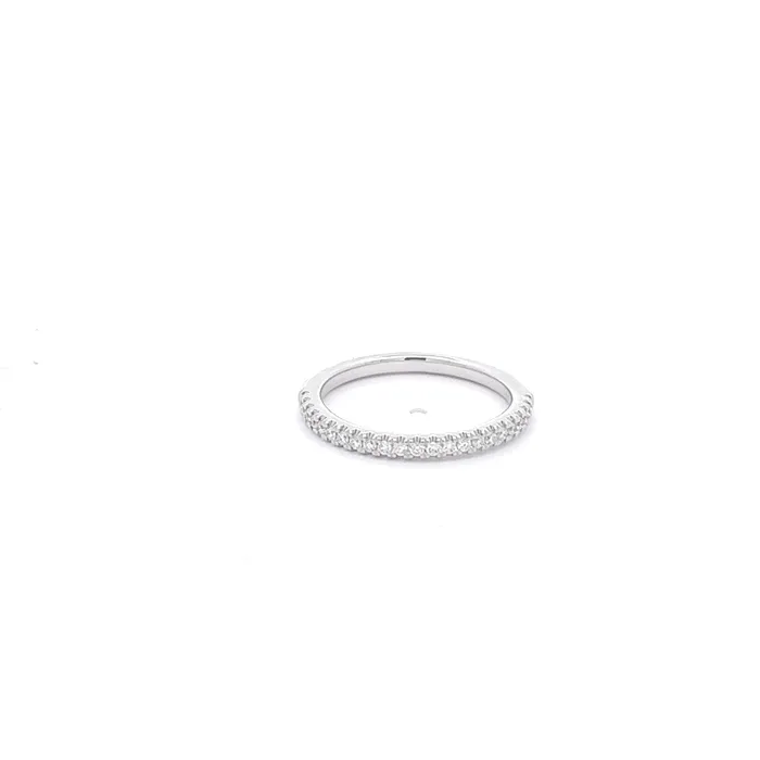 DIAMONDS FOREVER Rings 14K White Gold 020ctw Diamond Wedding Band
