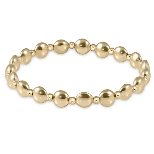 enewton Bracelets Honesty Gold Grateful Pattern 6mm Bead Bracelet