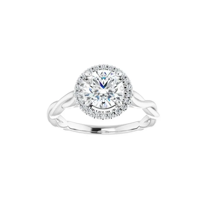 Ever Ever 14K White Gold 13ctw Oval Halo Style Diamond SemiMount Engagement Ring STULLER Rings Ever Ever 14K White Gold 13ctw Oval Halo Style Diamond SemiMount Engagement Ring STULLER Rings