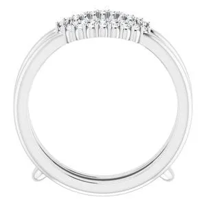Ever Ever 14K White Gold 20ctw Diamond Ring Guard STULLER Rings