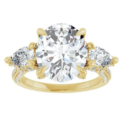 Ever Ever 14K Yellow Gold 133ctw 4 Prong Style Diamond SemiMount Engagement Ring STULLER Rings Ever Ever 14K Yellow Gold 133ctw 4 Prong Style Diamond SemiMount Engagement Ring STULLER Rings